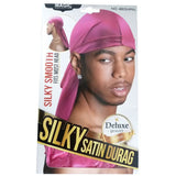 Magic - silky satin durag hot pink