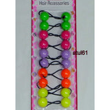 Sherry Hair Accessories Hair Elastic With Coloured  Balls