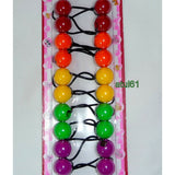 Sherrys hair accessories hair elastic with multicolor balls