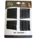 Lily Collection Bobby Pins 120pcs Brown