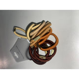 Lily fashion acc. 18pcs brown hair elastic