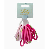 Lily Collection Hair Tie 18x (Pink)