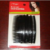 Magic Collection Side Combs Black Large